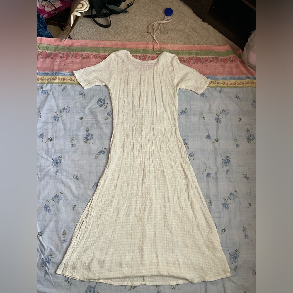 White Ribbed Salwar - Picture 5 of 7
